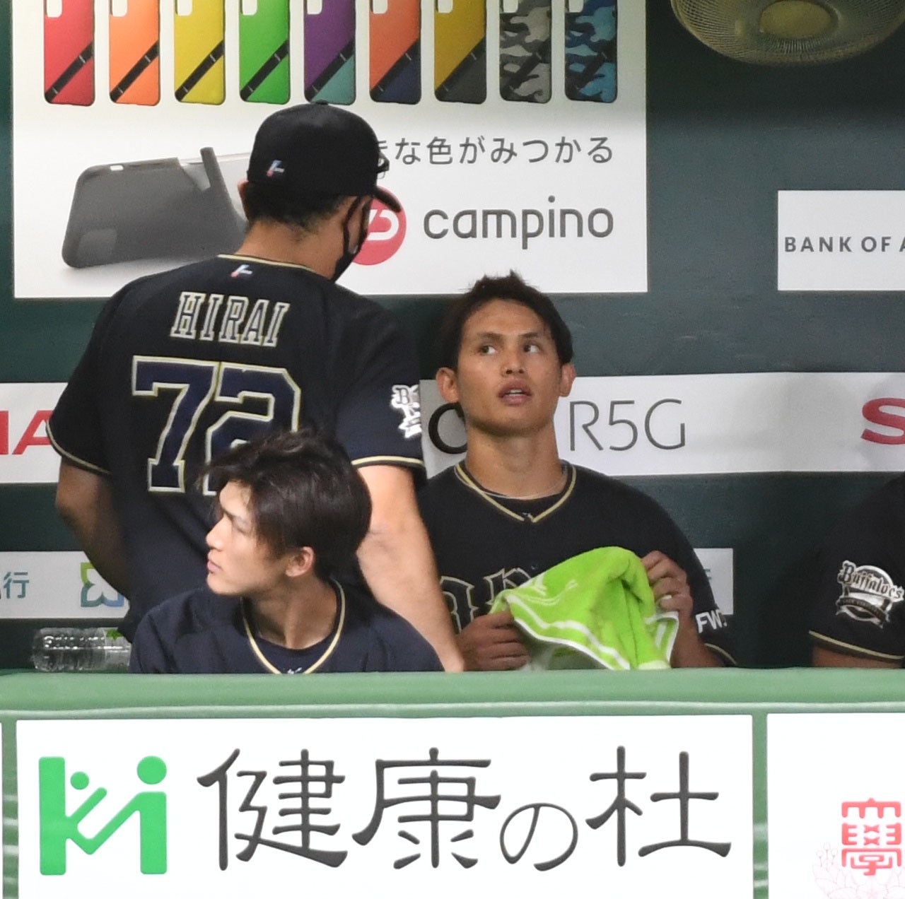ソフトバンク対オリックス　5回3失点で降板した先発張奕（撮影・今浪浩三）