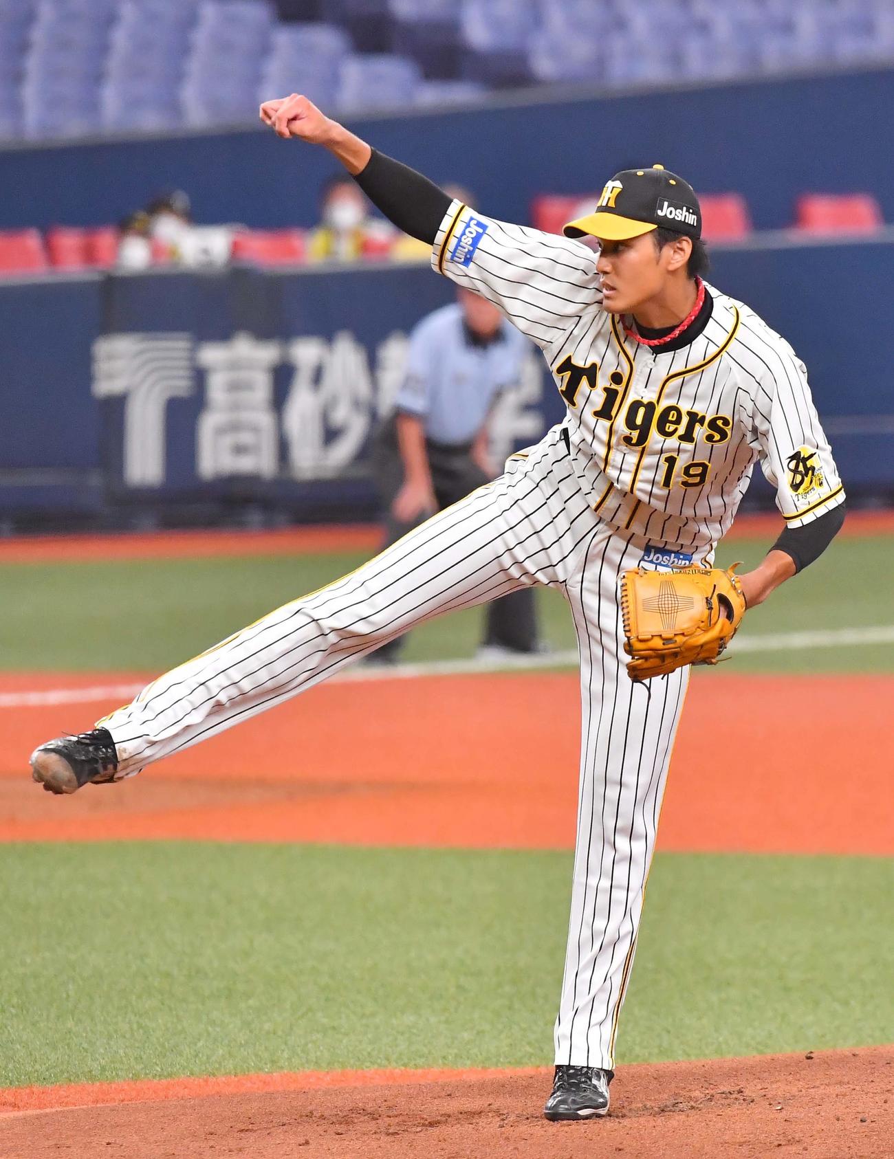 阪神対広島　阪神先発藤浪晋太郎（撮影・上田博志）
