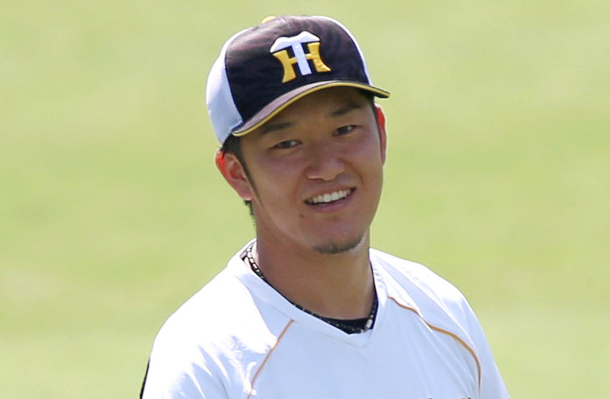 阪神岩貞祐太（2020年8月1日撮影）