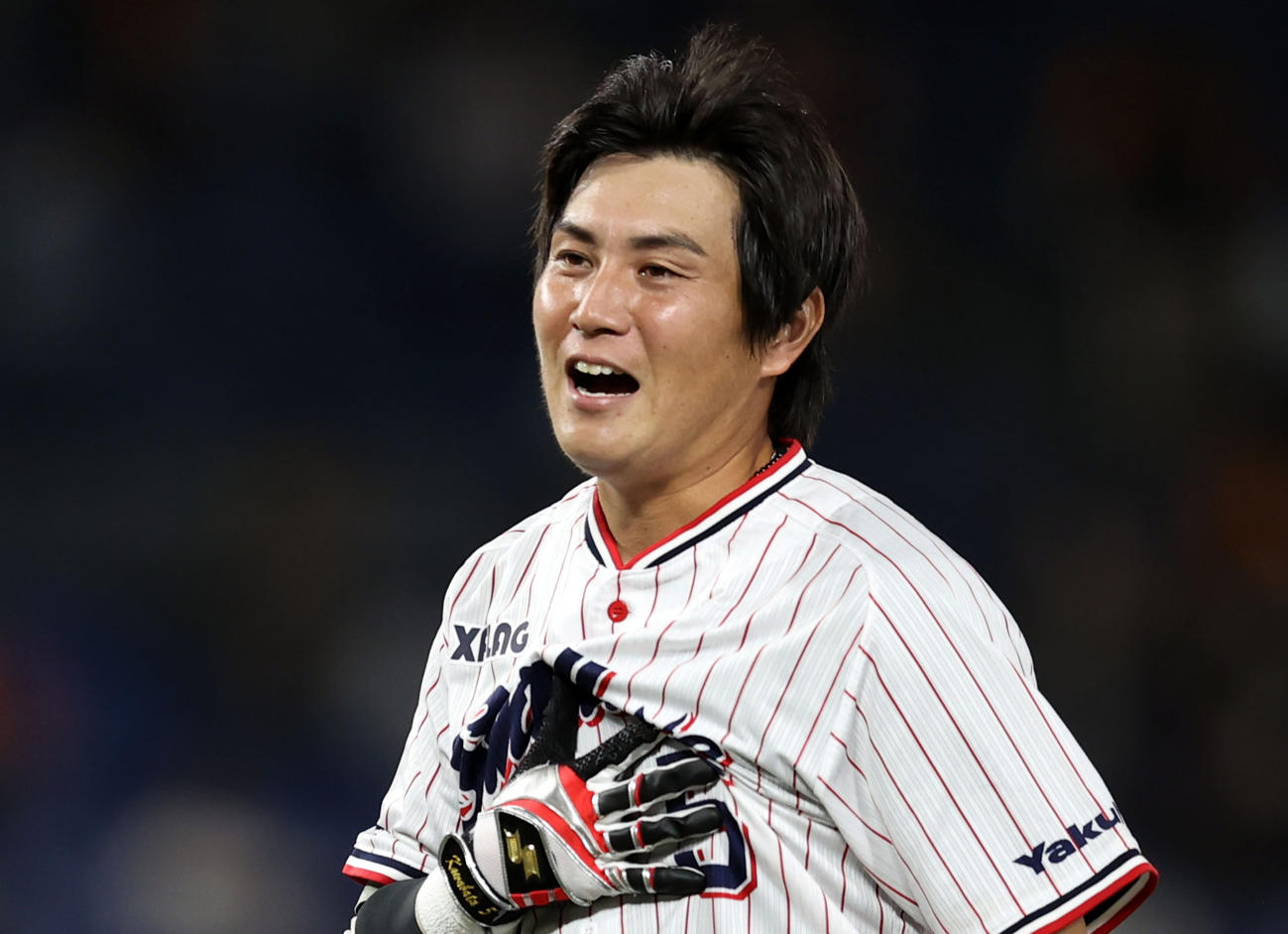 ヤクルト川端慎吾（2020年7月25日撮影）