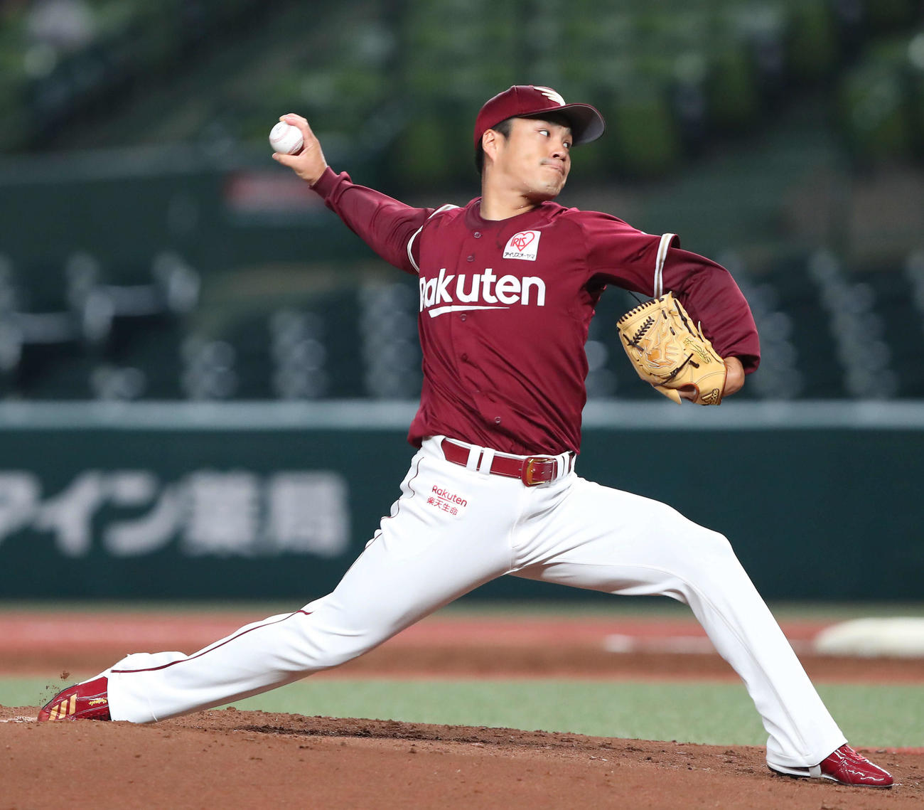 西武対楽天　楽天先発の則本（撮影・河田真司）