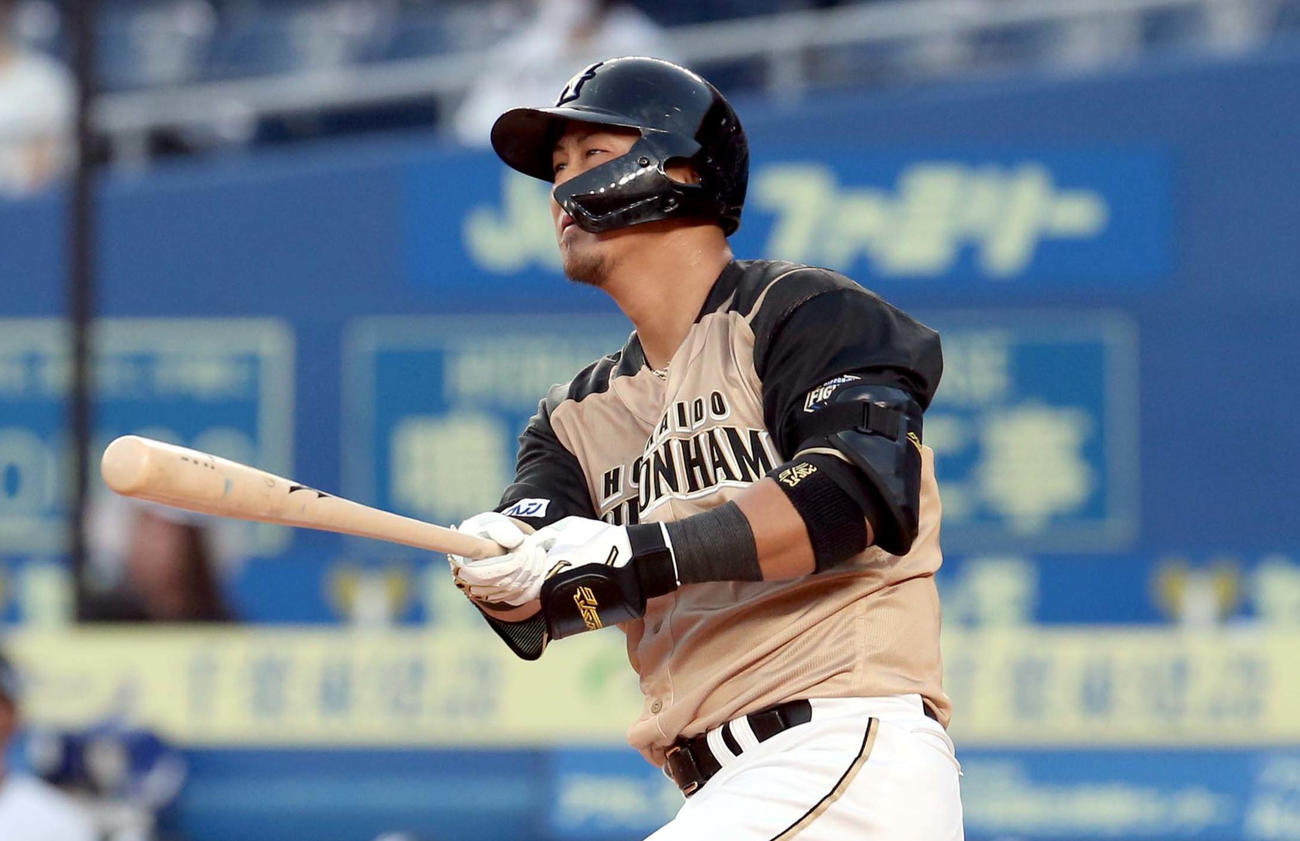 日本ハム中田翔（2020年8月15日撮影）
