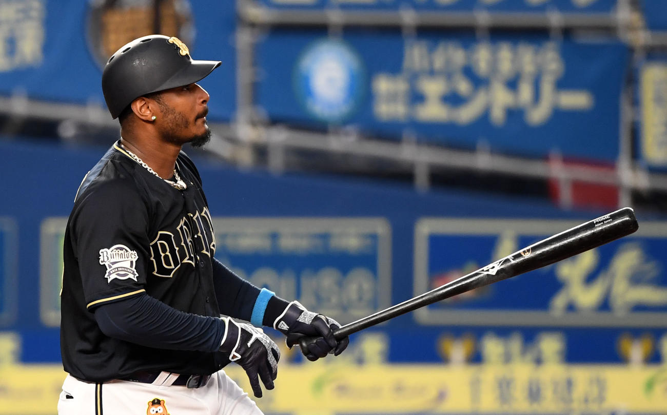 オリックスのアダム・ジョーンズ（2020年6月23日撮影）
