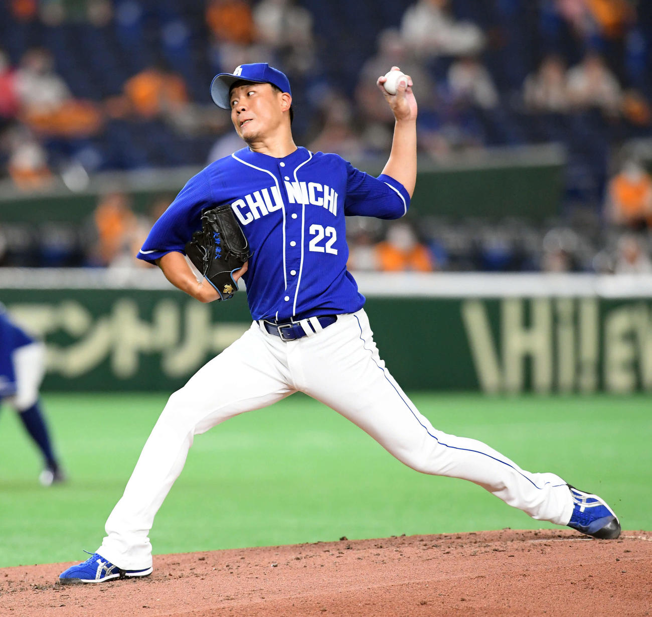 巨人対中日　中日の先発大野雄（撮影・たえ見朱実）