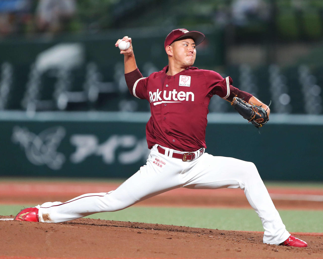 西武対楽天　楽天先発の福井（撮影・河田真司）