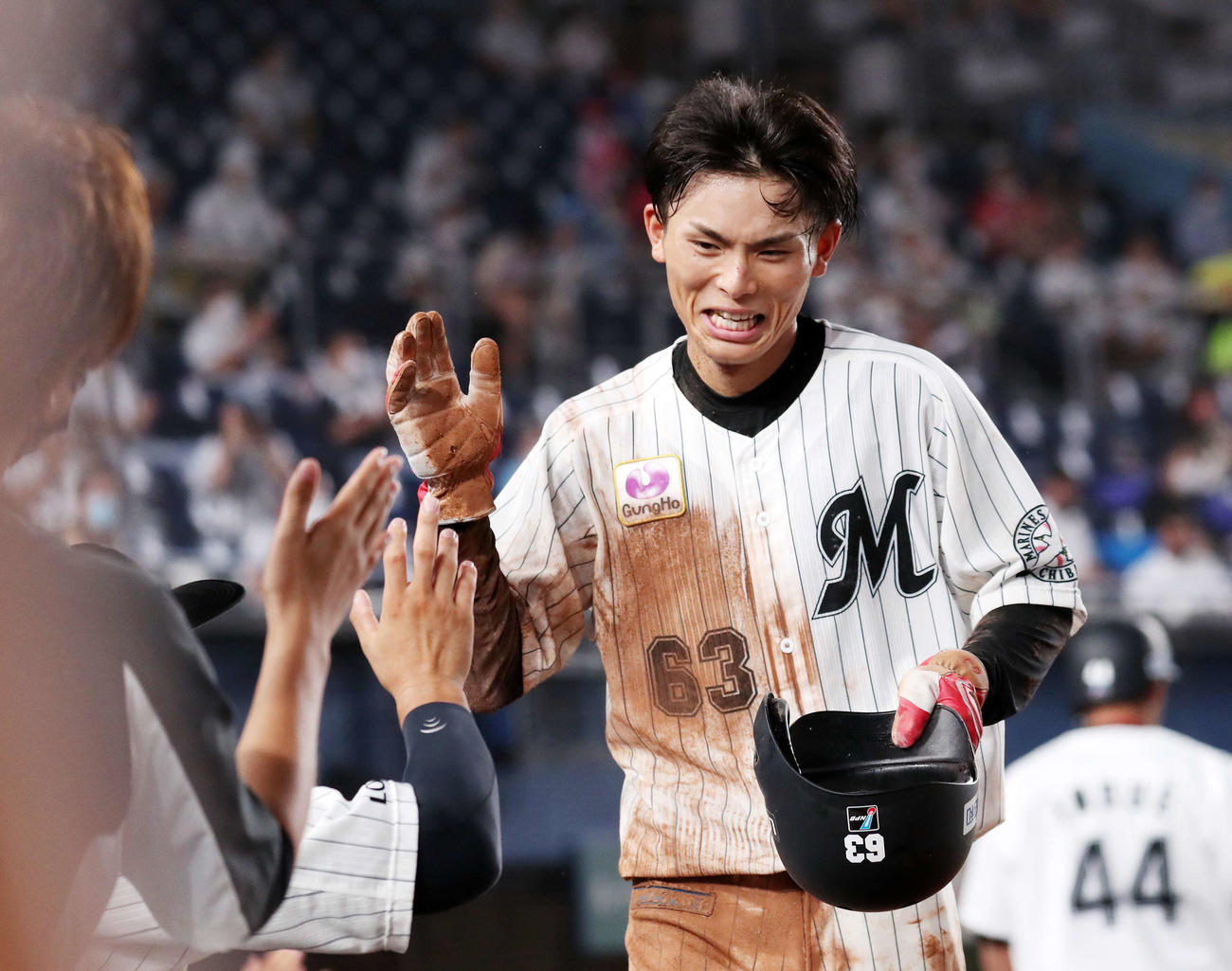 ロッテ和田康士朗（2020年8月16日撮影）