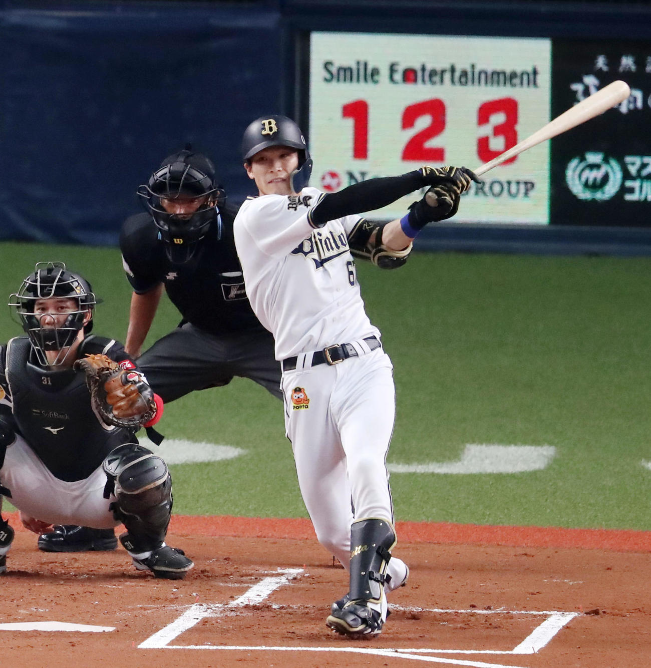 オリックス中川圭太（2020年6月4日撮影）