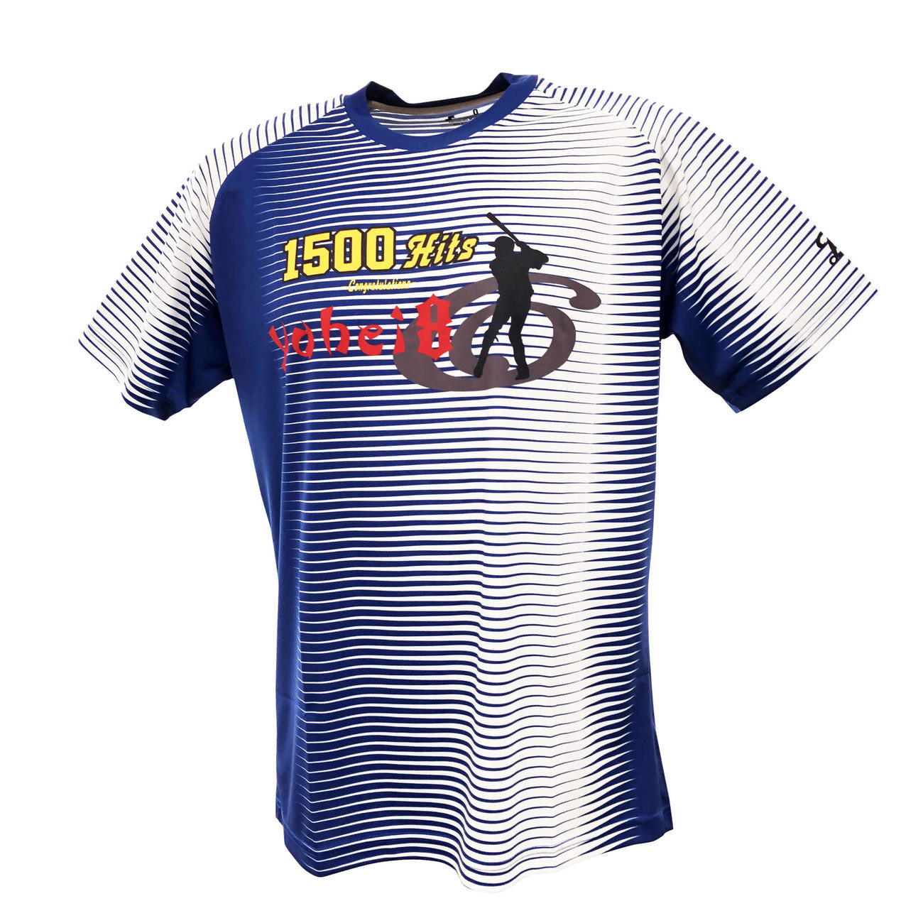 SSK社がオンライン販売する大島1500安打達成の記念Tシャツ