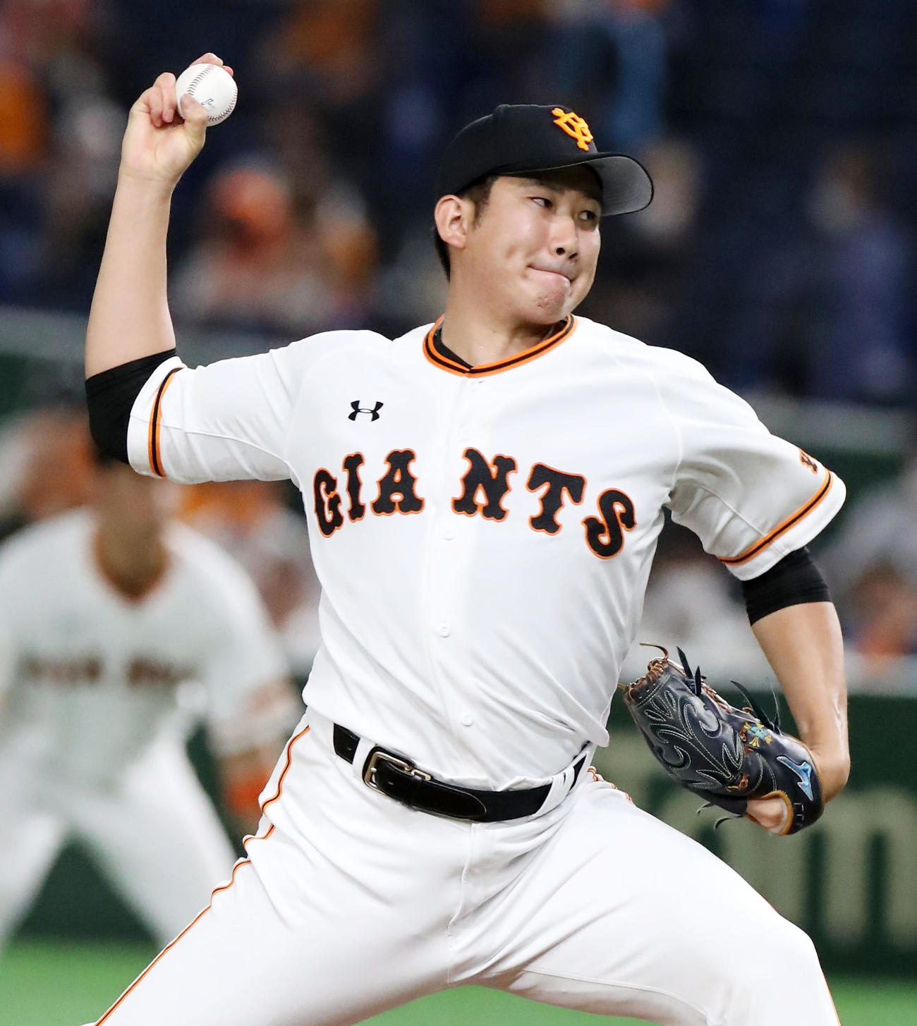 巨人対阪神　阪神戦に先発する菅野（撮影・加藤哉）