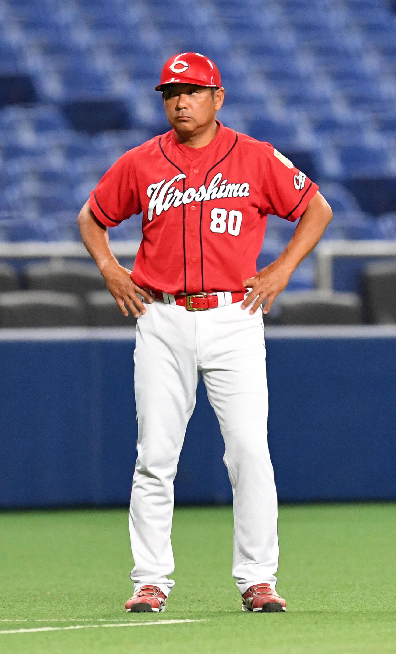 広島山田和利コーチ（2017年7月19日撮影）