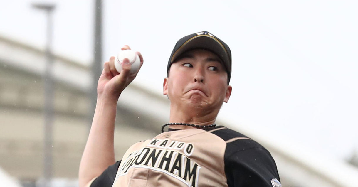 日本ハム石川直也（20年2月撮影）