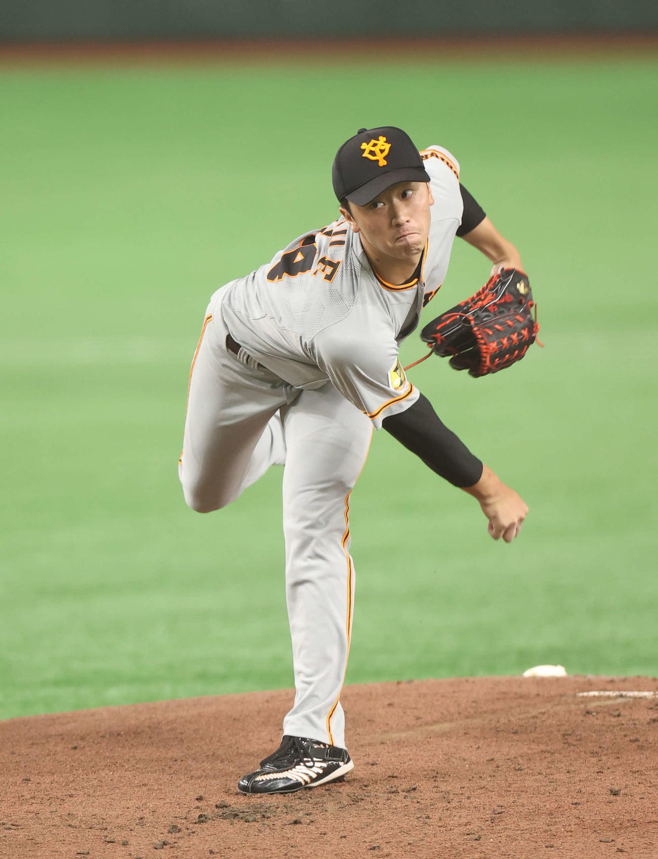 巨人直江大輔（2020年5月31日撮影）