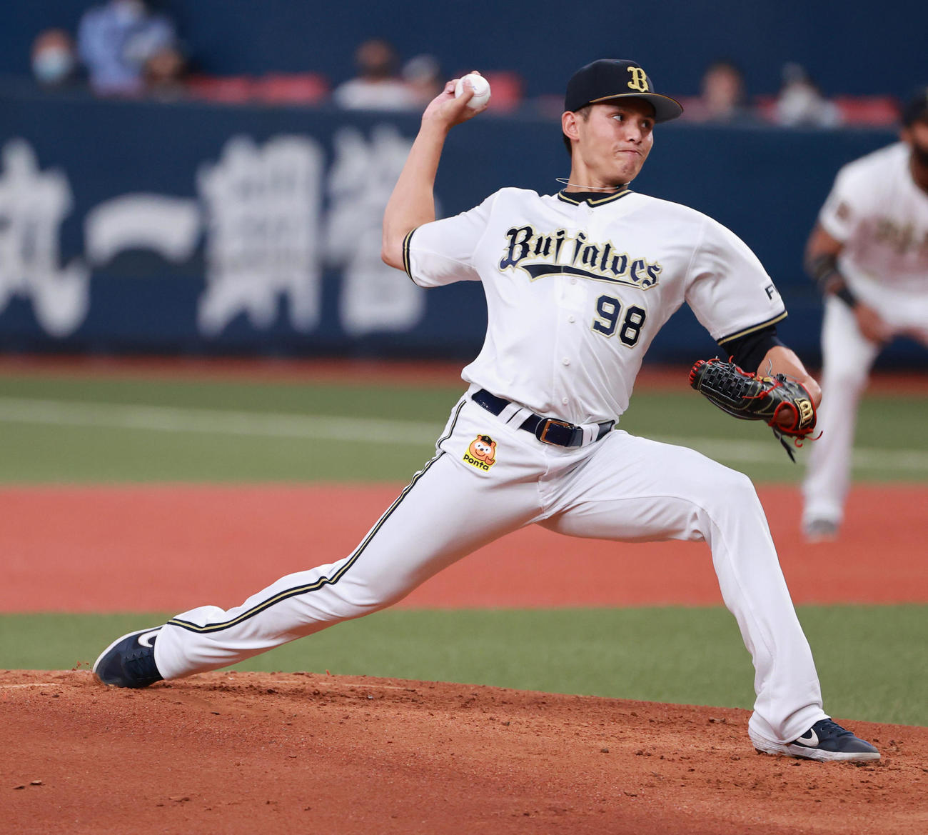 オリックス対西武　オリックス先発張奕（撮影・清水貴仁）
