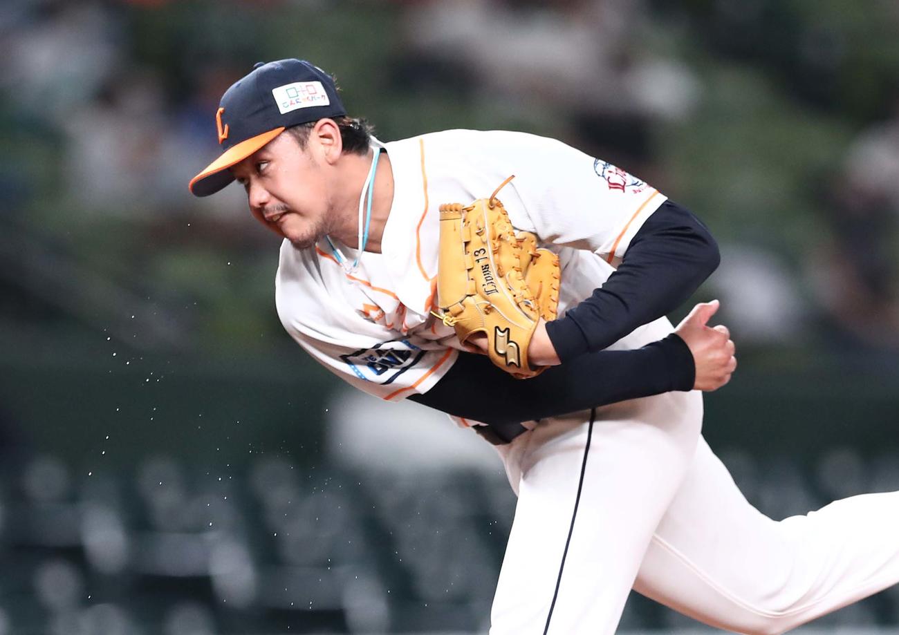 西武対日本ハム　西武先発の高橋光（撮影・黒川智章）