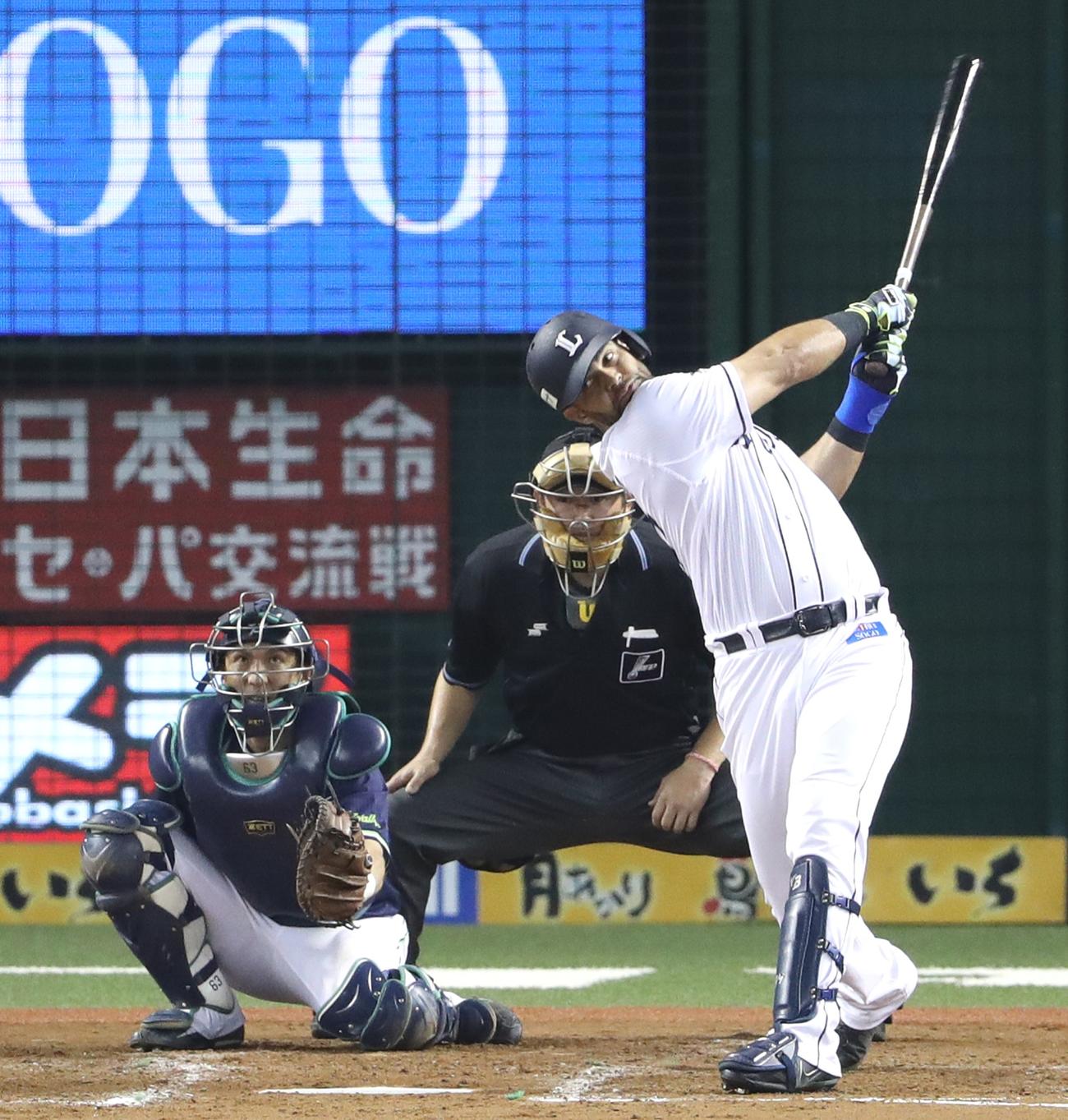 西武メヒア（18年撮影）