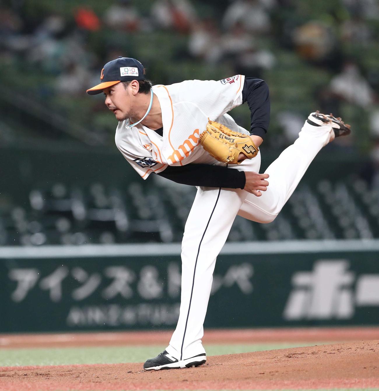 西武対日本ハム　西武先発の高橋光（撮影・黒川智章）