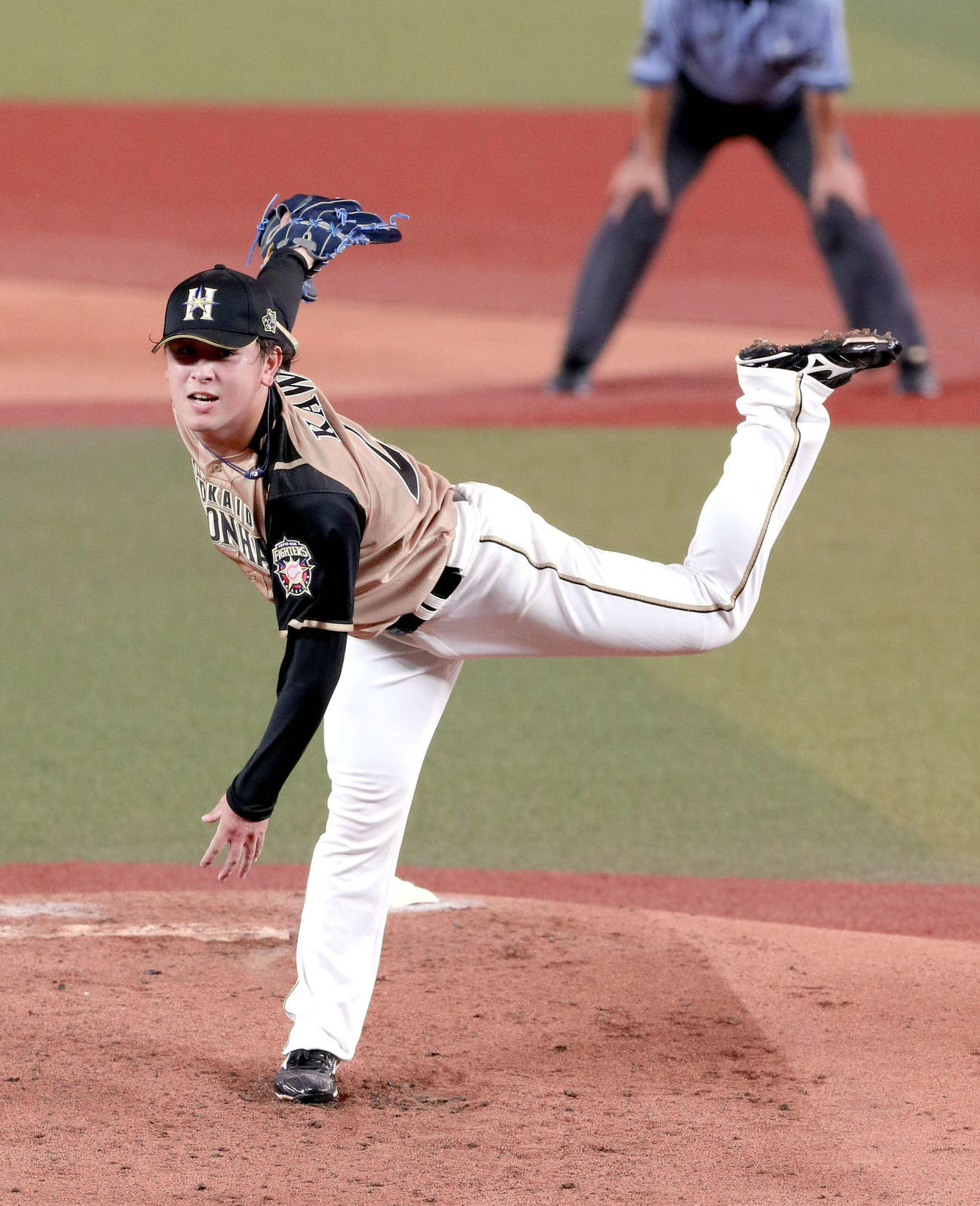 日本ハム河野竜生（2020年8月13日撮影）