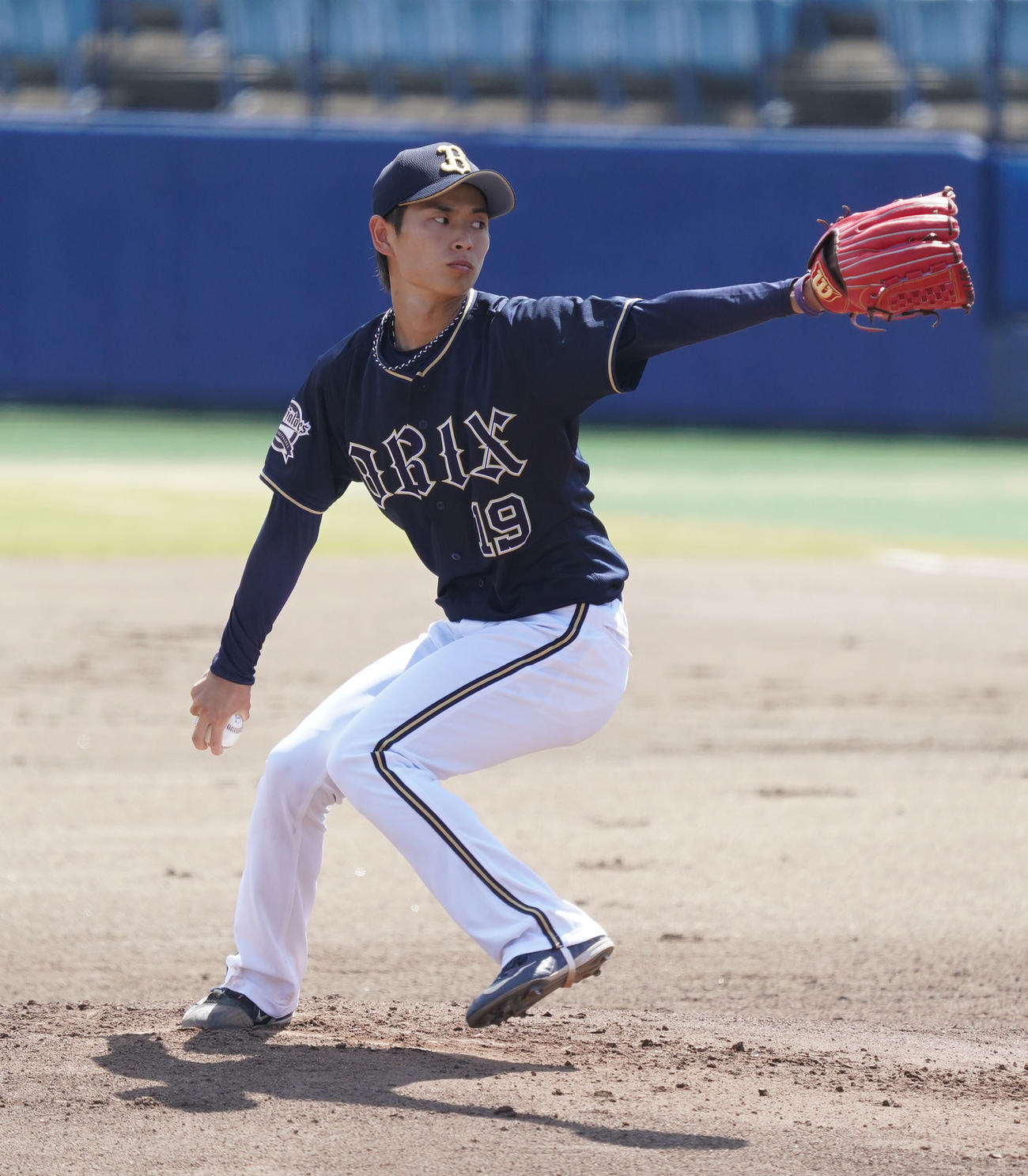 オリックス山岡泰輔（20年8月14日撮影）
