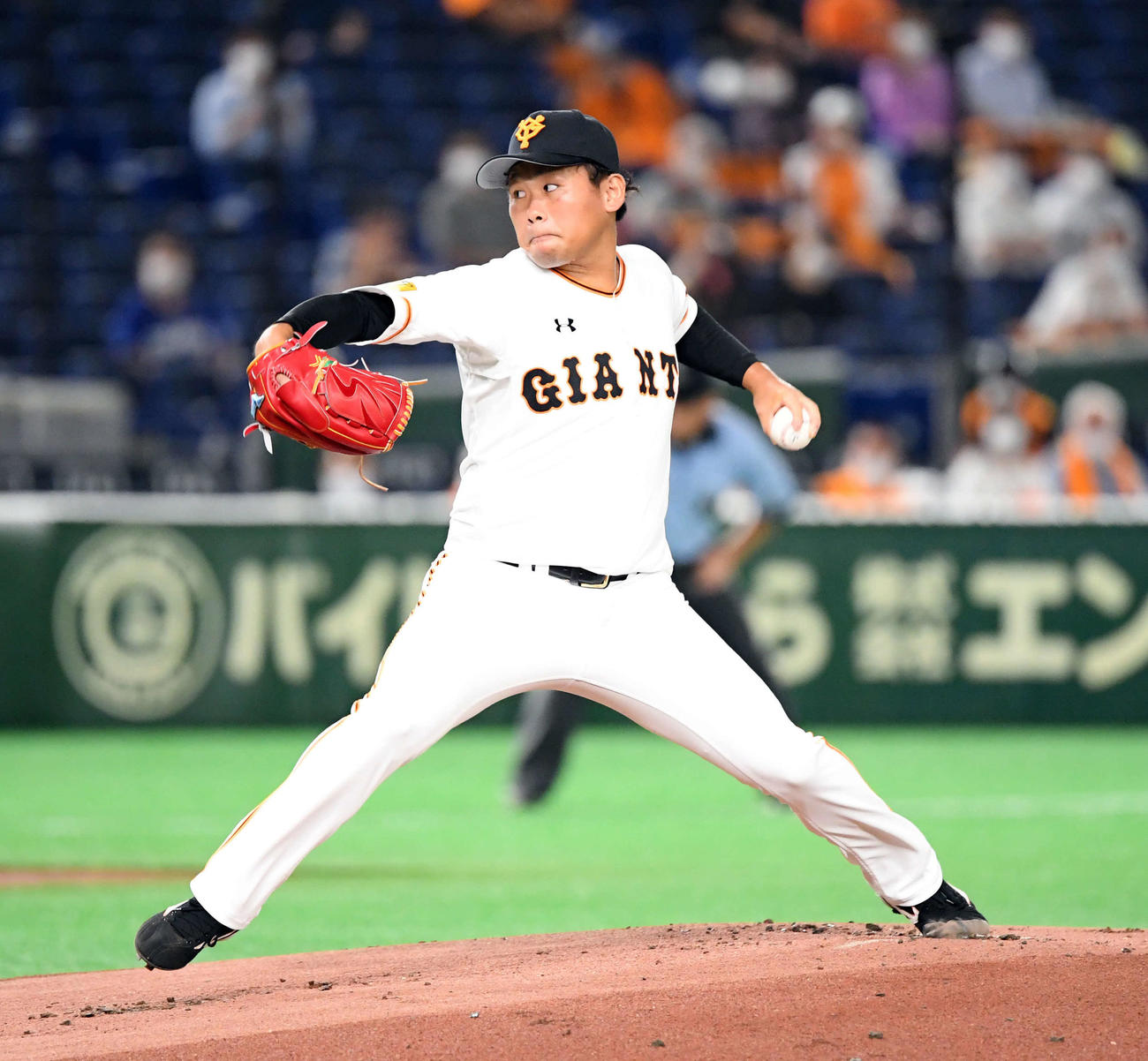 巨人対中日　巨人の先発田口（撮影・たえ見朱実）