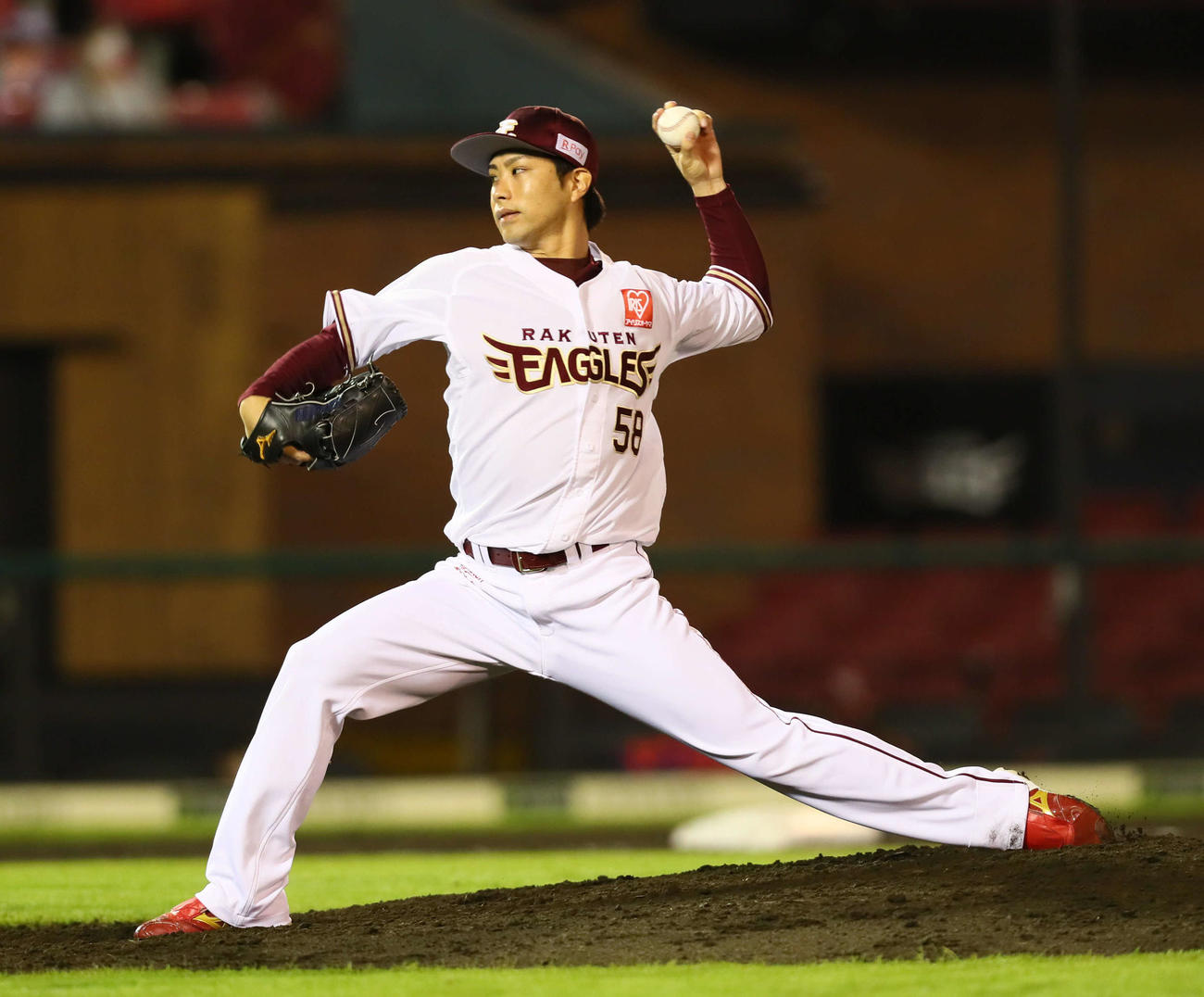 楽天辛島航（2020年7月16日撮影）