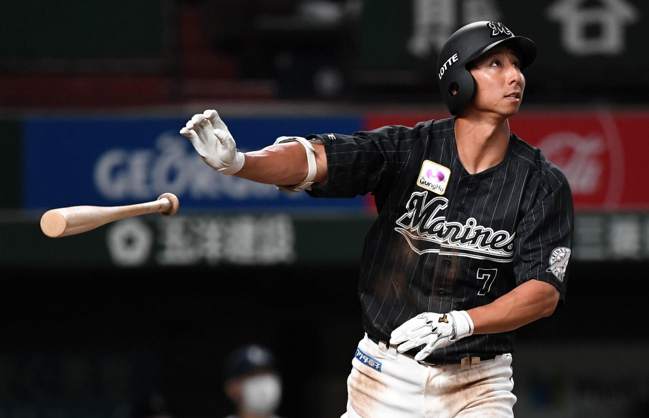 ロッテ福田秀平（2020年6月12日撮影）