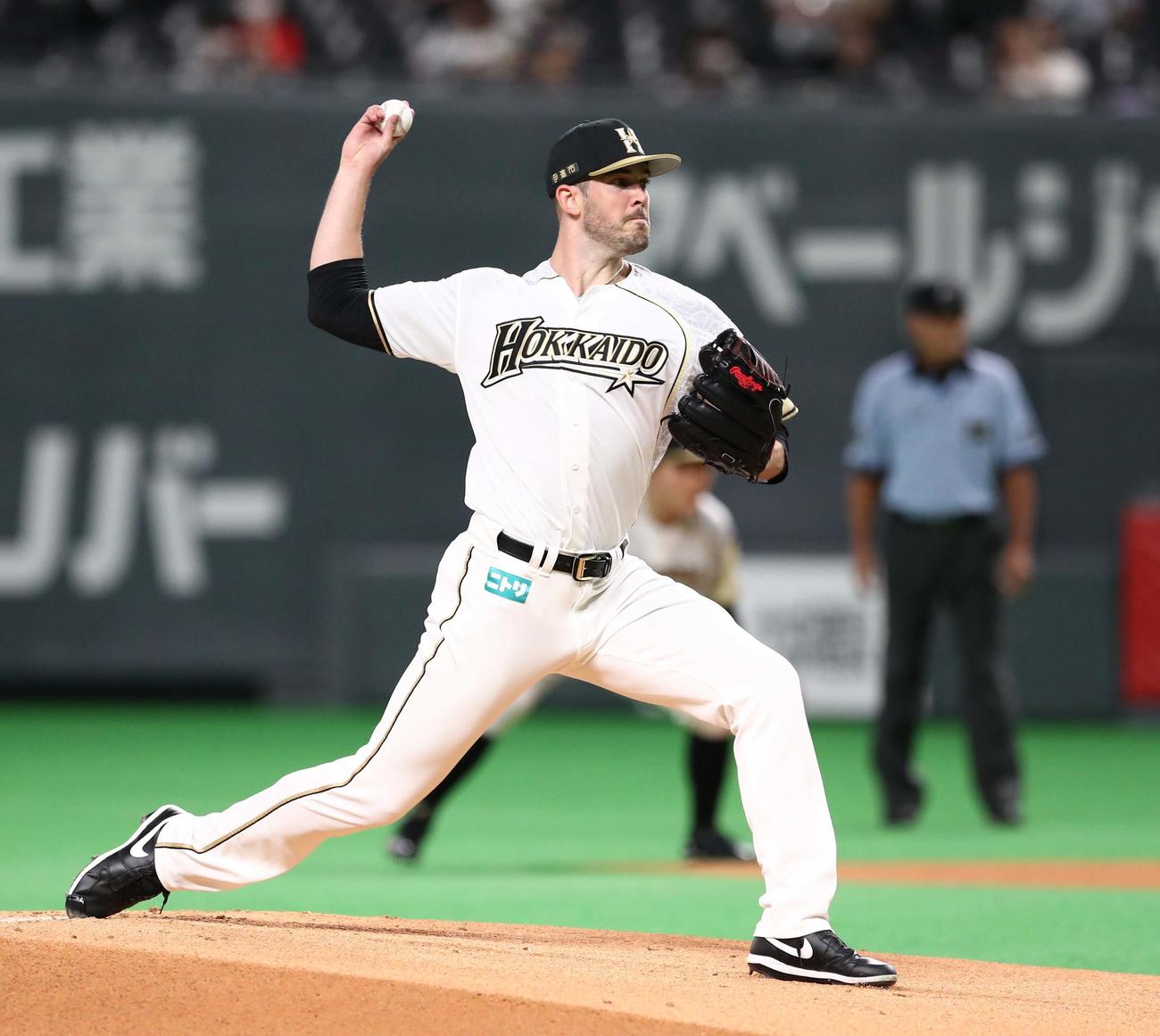 日本ハム・バーヘイゲン（2020年8月23日撮影）