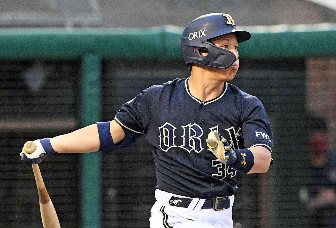 オリックス吉田正尚（2020年7月24日撮影）