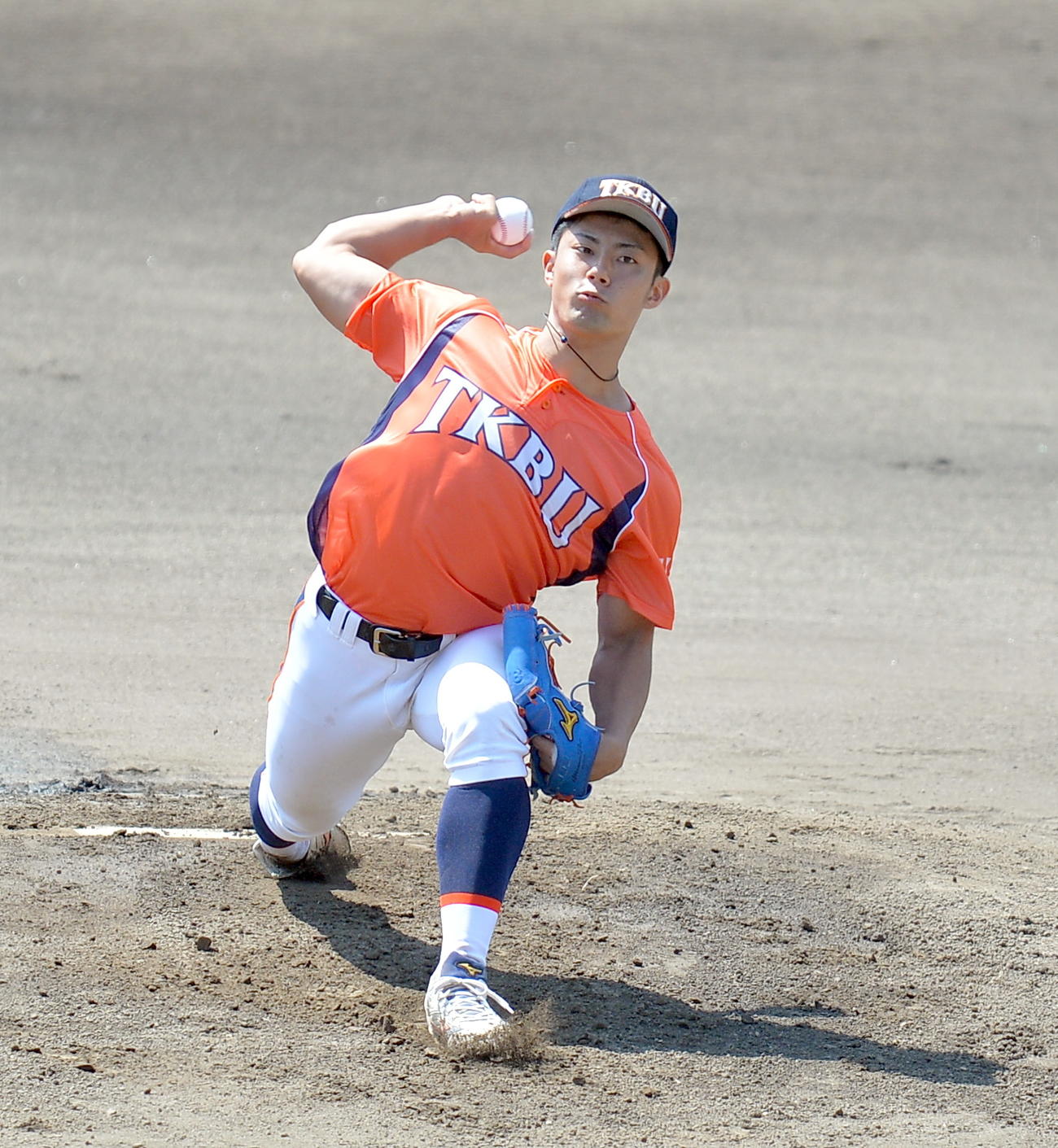 東北公益文科大・赤上優人投手（2020年8月29日撮影）