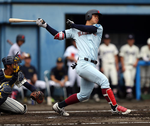 近大・佐藤輝明（2019年6月23日撮影）