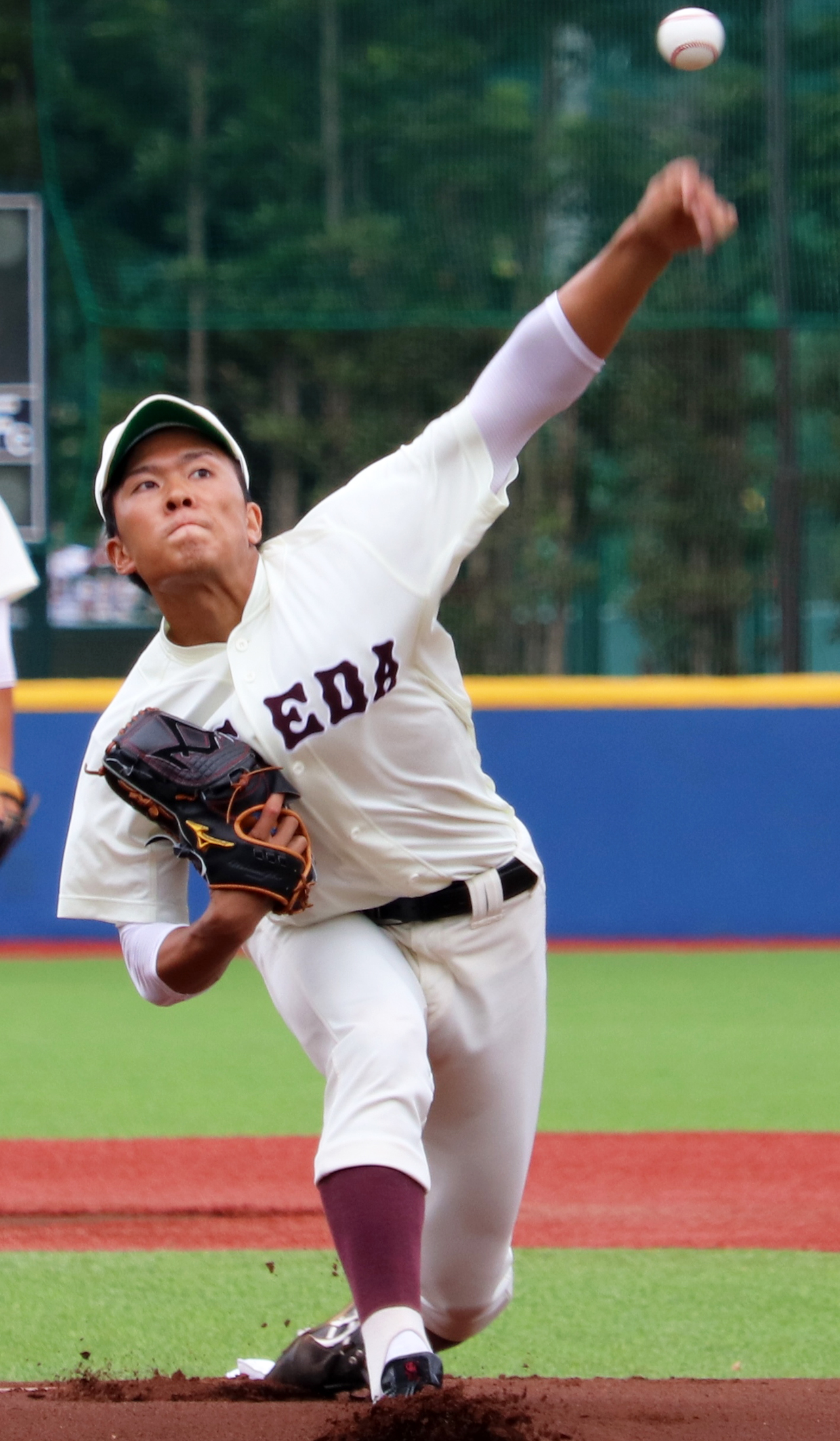 早大・早川は6回3安打1失点に抑えた（撮影・古川真弥）