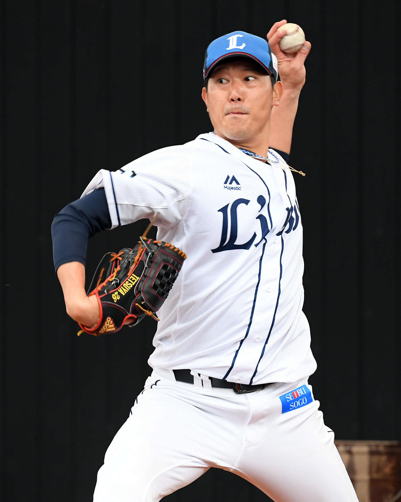 西武内海哲也（2019年2月15日撮影）
