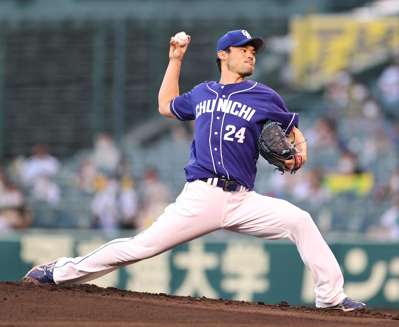 中日福谷浩司（2020年8月26日撮影）