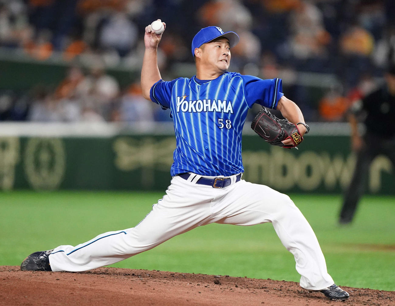 巨人対DeNA　DeNA2番手の武藤（撮影・江口和貴）