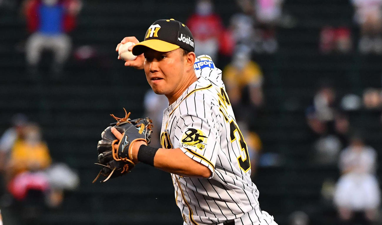阪神糸原健斗（2020年7月22日撮影）