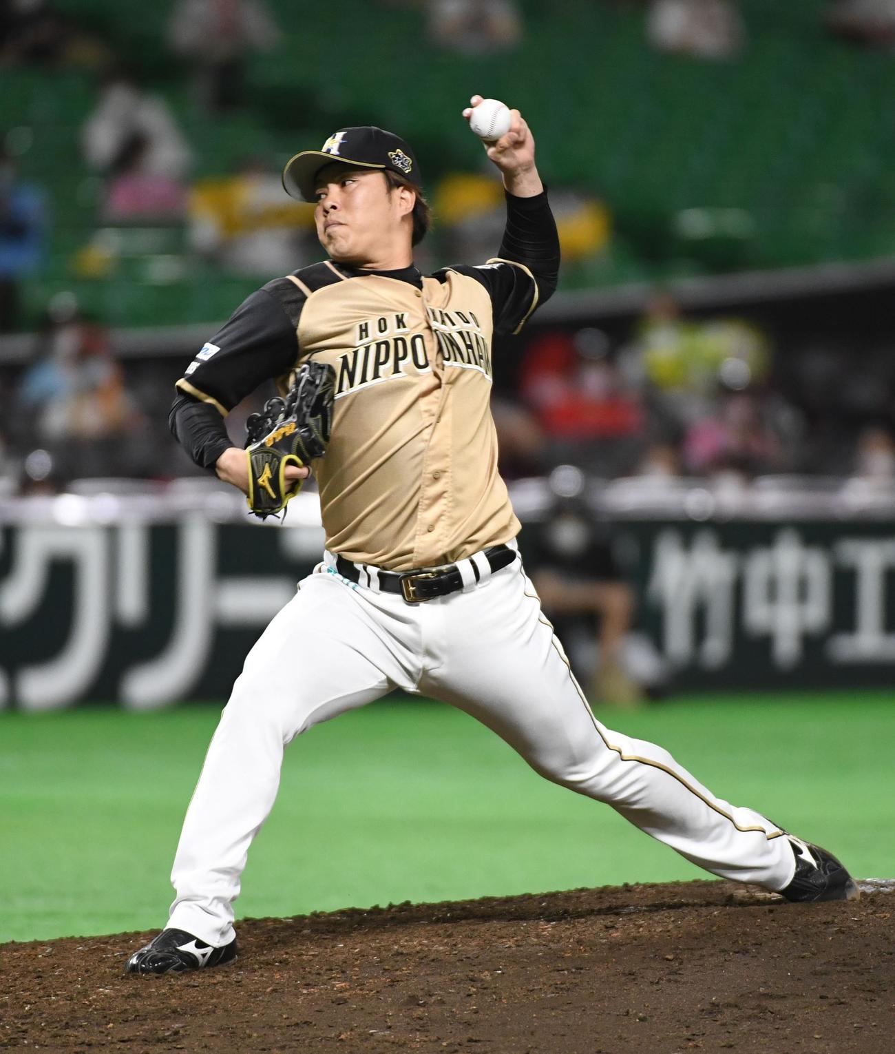 日本ハム公文克彦（2020年7月25日撮影）
