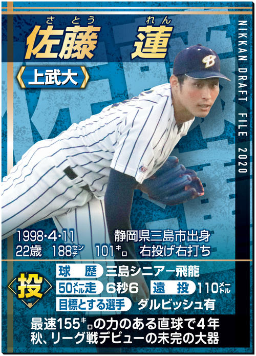 上武大155キロ右腕・佐藤蓮がリーグ戦デビュー - アマ野球写真ニュース