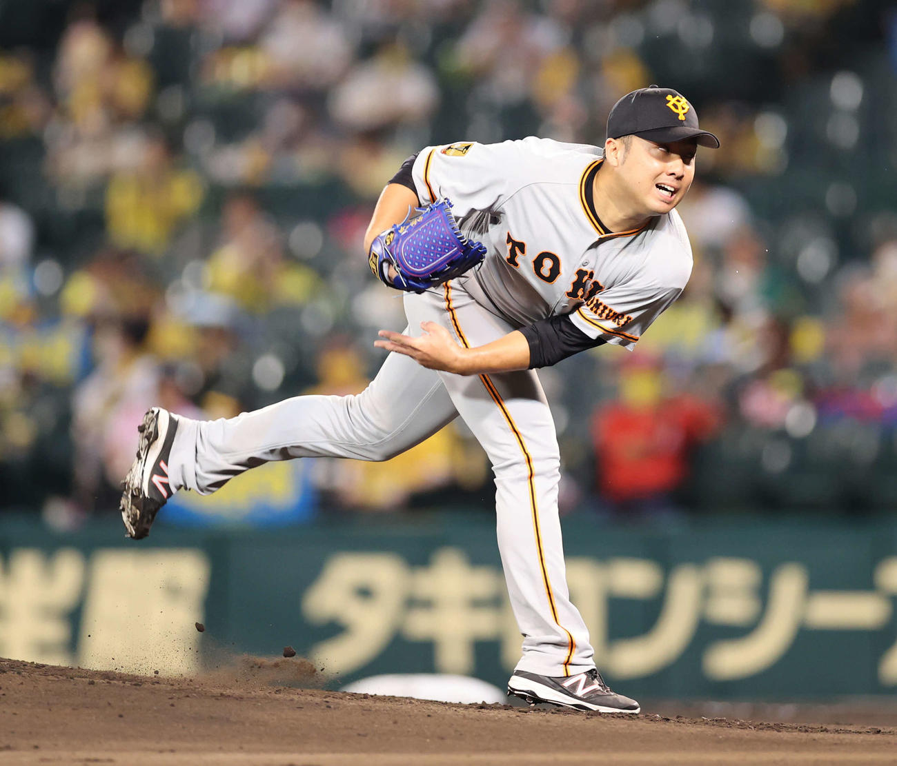 阪神対巨人　力投する巨人先発の今村（撮影・河野匠）