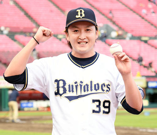 オリックス飯田優也が移籍後初勝利「頑張ります」 - プロ野球 : 日刊
