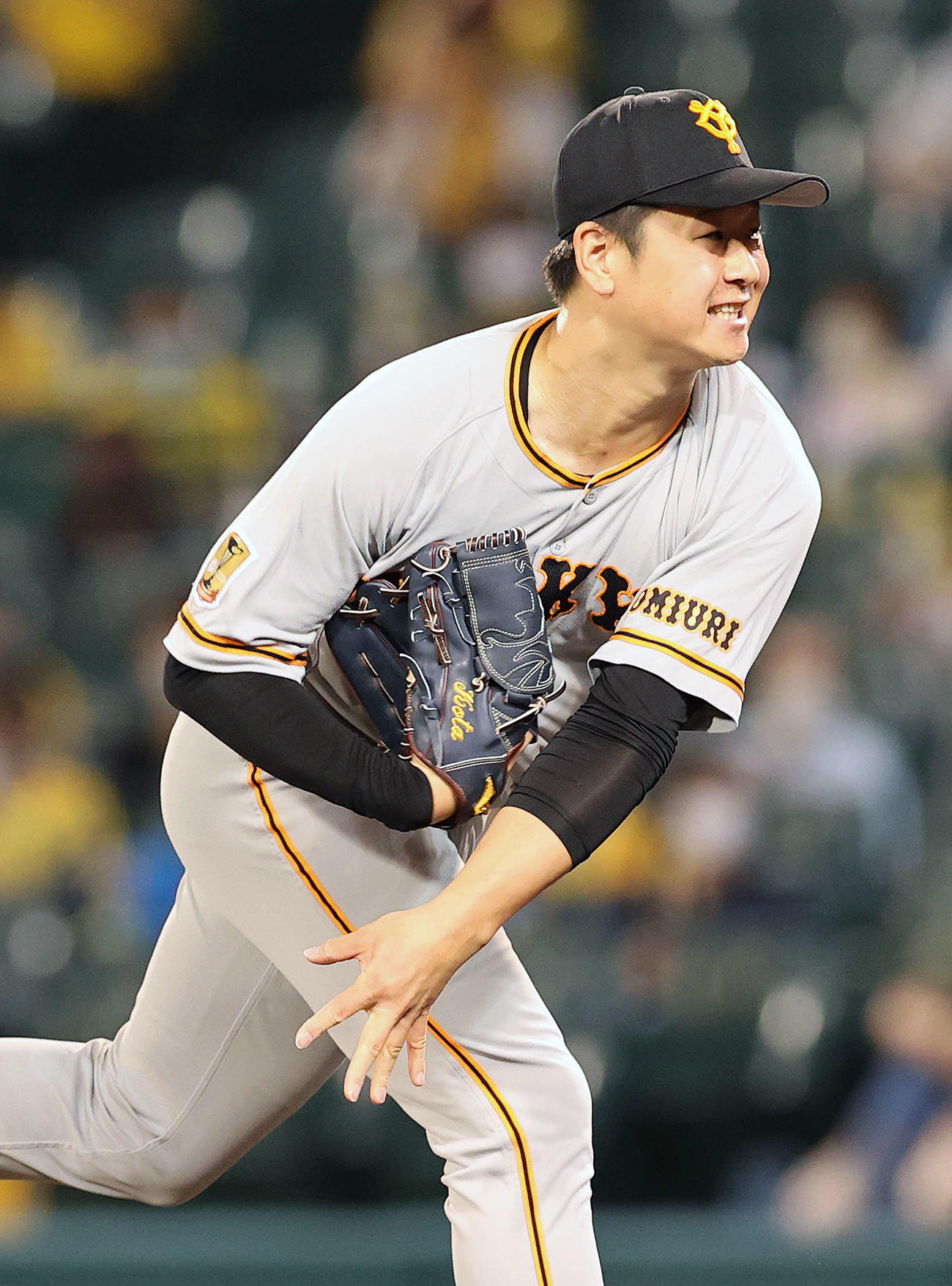 阪神対巨人　8回に巨人4番手で登板した中川（撮影・河野匠）
