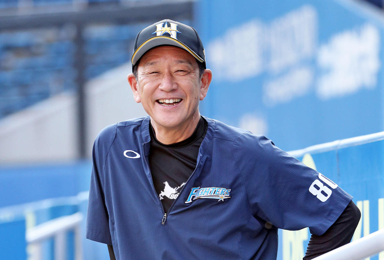 日本ハム栗山英樹監督（2020年8月14日撮影）