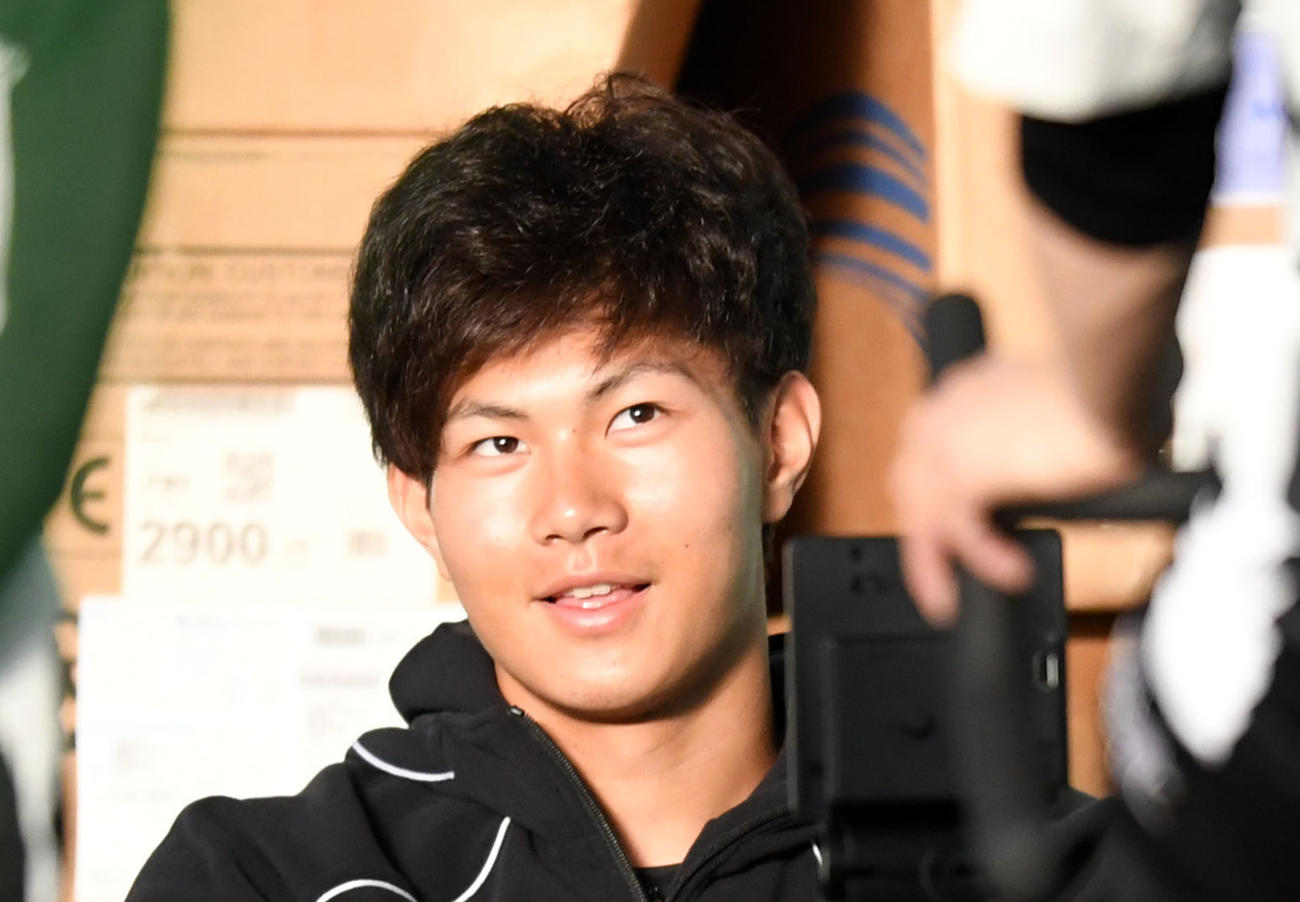 ロッテ藤原恭大（2020年2月4日撮影）