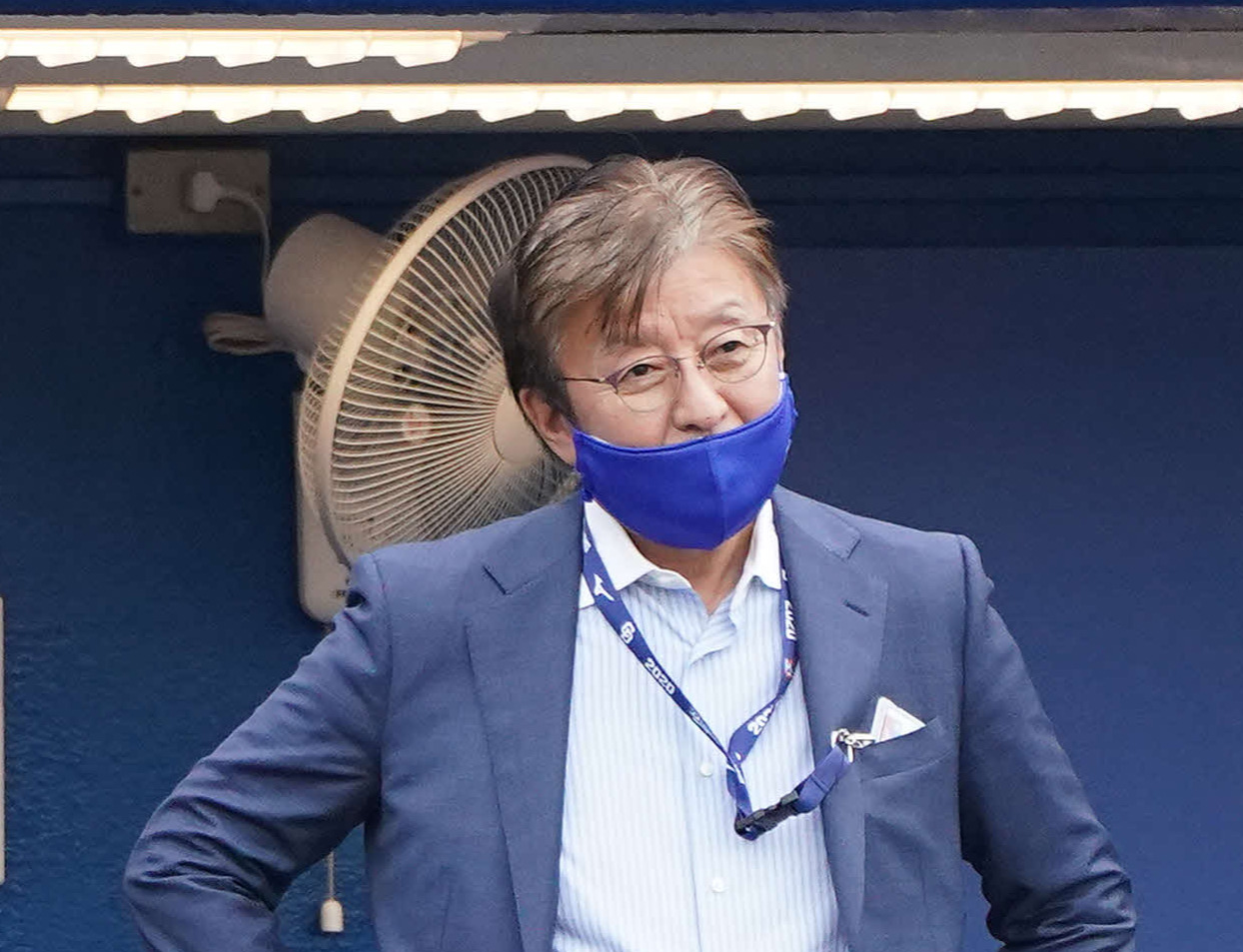 中日加藤球団代表（2020年6月3日撮影）