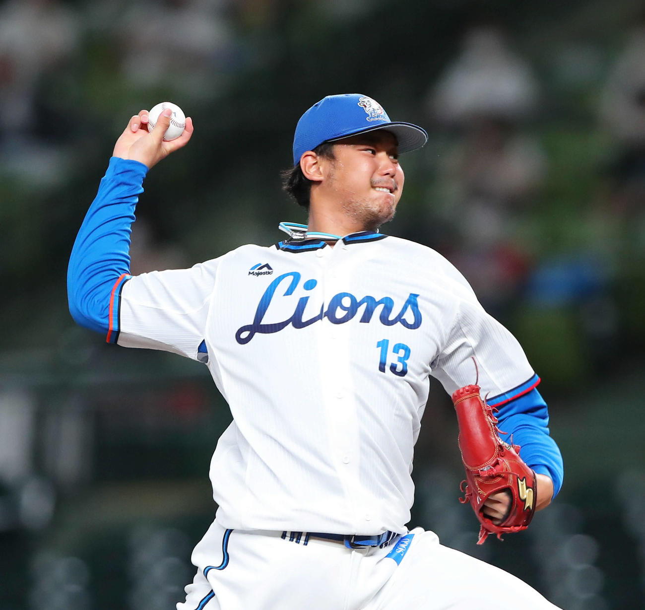 西武対オリックス　6回表オリックス2死、力投する高橋光（撮影・河田真司）