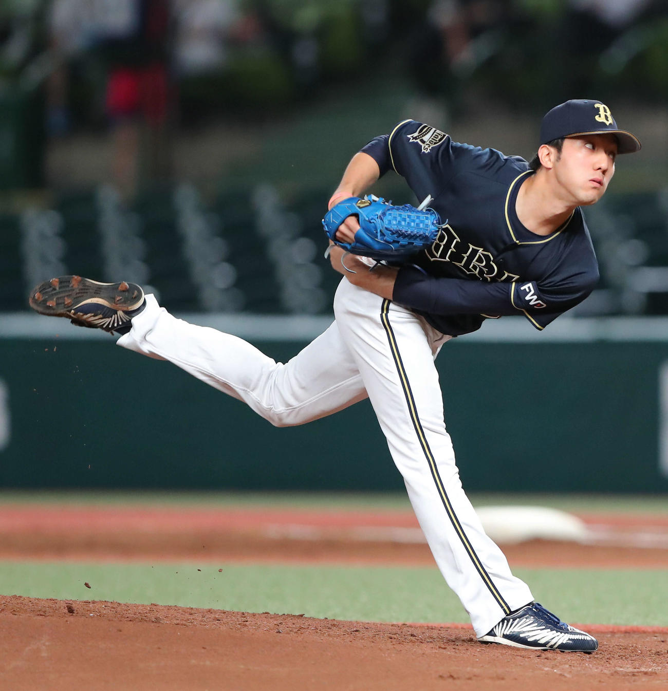 西武対オリックス　オリックス先発の田嶋（撮影・河田真司）