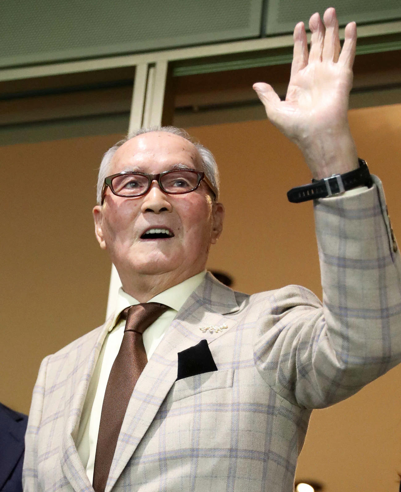 長嶋茂雄巨人終身名誉監督（2019年4月2日撮影）