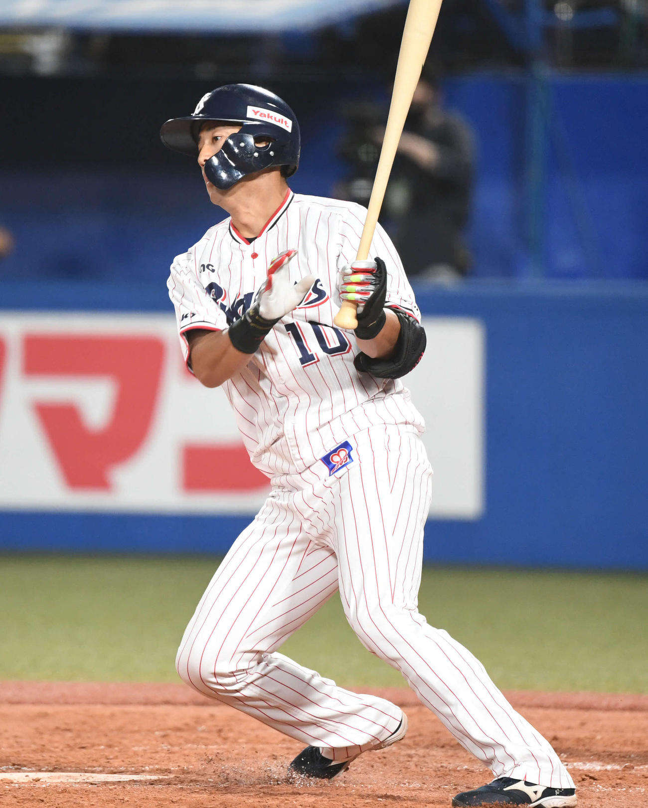 ヤクルト荒木（2020年8月18日撮影）