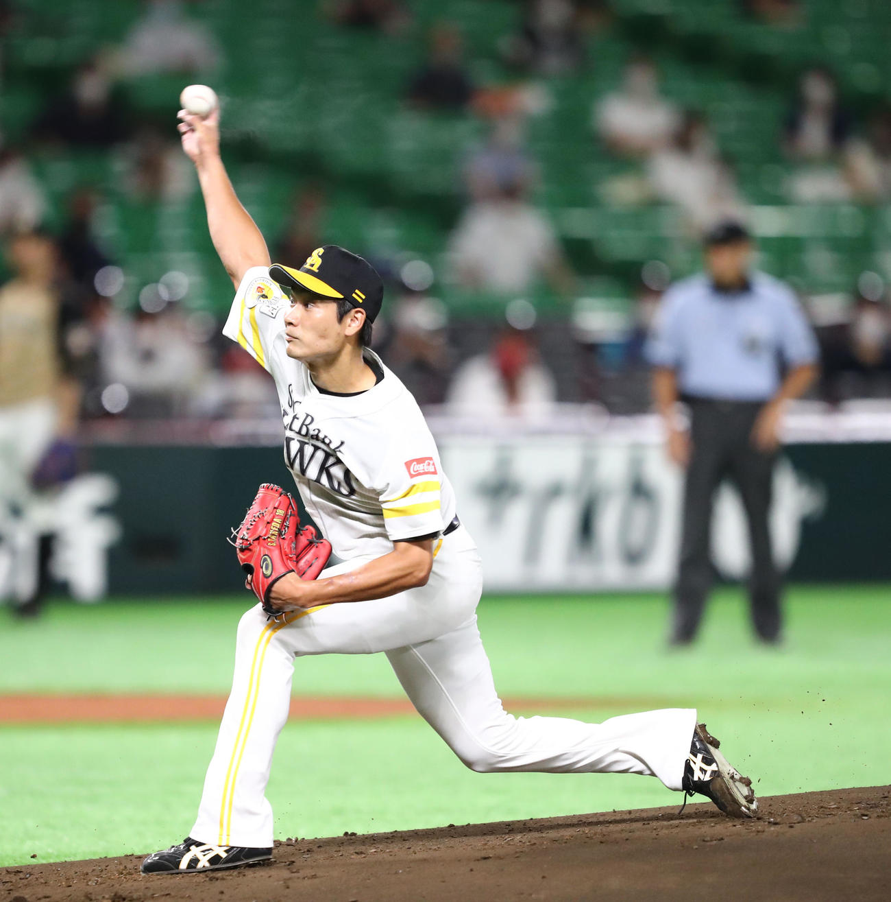 ソフトバンク武田翔太（2020年8月28日撮影）