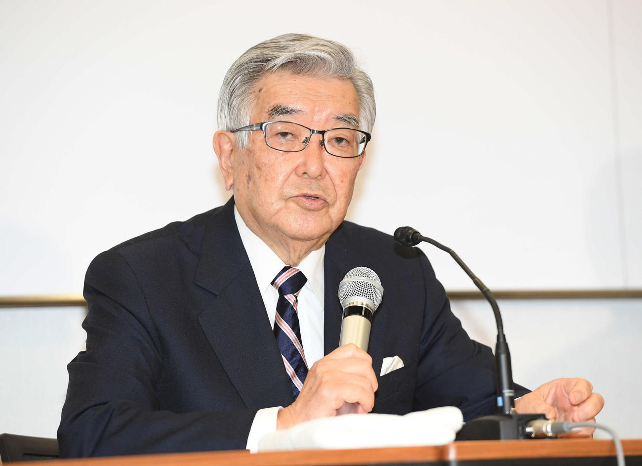 NPB斉藤コミッショナー（2020年3月12日撮影）
