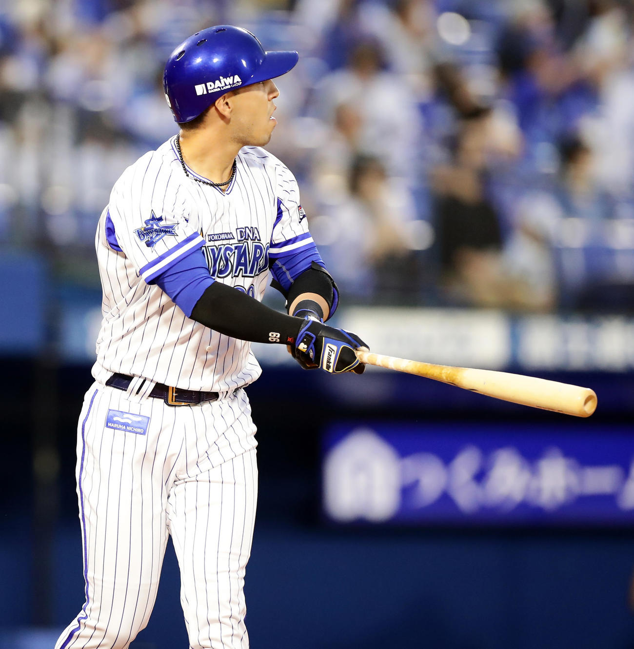 DeNA対中日　1回裏DeNA2死、ソトはソロ本塁打を放つ（撮影・浅見桂子）