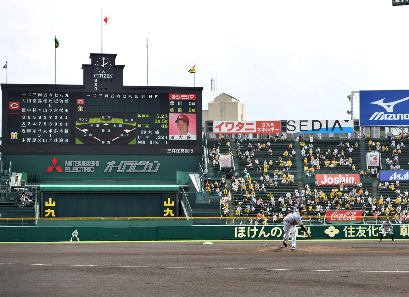 甲子園球場（撮影・岩下翔太）